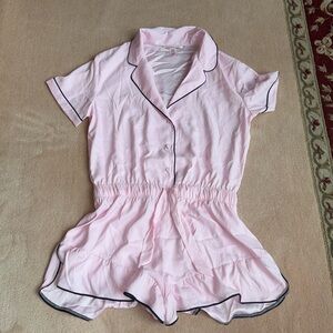 Pink Victoria’s Secret pajama romper